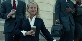 Movie still from “Dopesick” (2021), directed by Danny Strong – Medium shot, Low angle