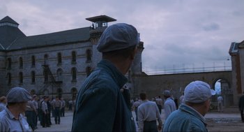 Movie still from “The Shawshank Redemption” (1994), directed by Frank Darabont – Wide shot, High angle