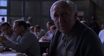 Movie still from “The Shawshank Redemption” (1994), directed by Frank Darabont – Close Up shot, Over the shoulder angle