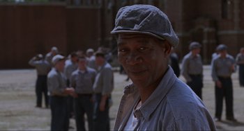 Movie still from “The Shawshank Redemption” (1994), directed by Frank Darabont – Close Up shot, Low angle