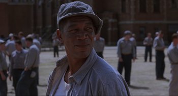 Movie still from “The Shawshank Redemption” (1994), directed by Frank Darabont – Close Up shot, Low angle