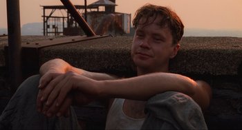 Movie still from “The Shawshank Redemption” (1994), directed by Frank Darabont – Close Up shot, Low angle