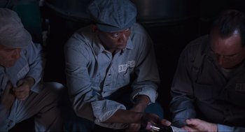 Movie still from “The Shawshank Redemption” (1994), directed by Frank Darabont – Close Up shot, High angle