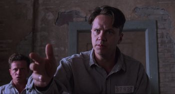 Movie still from “The Shawshank Redemption” (1994), directed by Frank Darabont – Close Up shot, Low angle