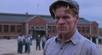 Movie still from “The Shawshank Redemption” (1994), directed by Frank Darabont – Close Up shot, Low angle
