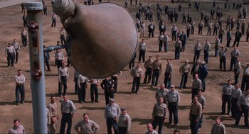 Movie still from “The Shawshank Redemption” (1994), directed by Frank Darabont – Extreme Wide shot, Overhead angle
