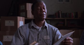 Movie still from “The Shawshank Redemption” (1994), directed by Frank Darabont – Close Up shot, Low angle