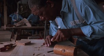 Movie still from “The Shawshank Redemption” (1994), directed by Frank Darabont – Close Up shot, Low angle