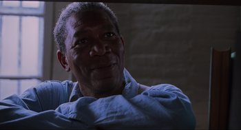 Movie still from “The Shawshank Redemption” (1994), directed by Frank Darabont – Close Up shot, Low angle