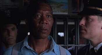 Movie still from “The Shawshank Redemption” (1994), directed by Frank Darabont – Close Up shot, Low angle