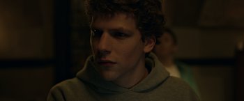 Movie still from “The Social Network” (2010), directed by David Fincher – Close Up shot, Over the shoulder angle