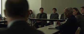 Movie still from “The Social Network” (2010), directed by David Fincher – Medium shot, Over the shoulder angle