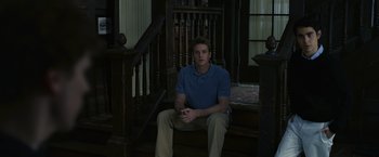 Movie still from “The Social Network” (2010), directed by David Fincher – Medium shot, Low angle