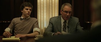 Movie still from “The Social Network” (2010), directed by David Fincher – Medium shot, Over the shoulder angle