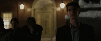 Movie still from “The Social Network” (2010), directed by David Fincher – Medium shot, Over the shoulder angle