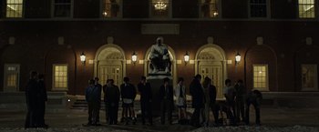 Movie still from “The Social Network” (2010), directed by David Fincher – Extreme Wide shot, High angle