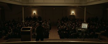 Movie still from “The Social Network” (2010), directed by David Fincher – Extreme Wide shot, High angle