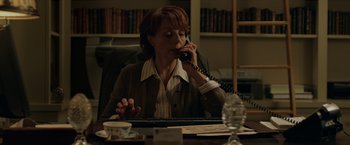 Movie still from “The Social Network” (2010), directed by David Fincher – Medium shot, Over the shoulder angle