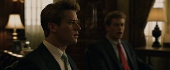 Movie still from “The Social Network” (2010), directed by David Fincher – Close Up shot, Over the shoulder angle