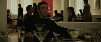 Movie still from “The Social Network” (2010), directed by David Fincher – Medium shot, Over the shoulder angle