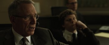 Movie still from “The Social Network” (2010), directed by David Fincher – Close Up shot, Over the shoulder angle