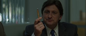 Movie still from “The Social Network” (2010), directed by David Fincher – Close Up shot, Over the shoulder angle