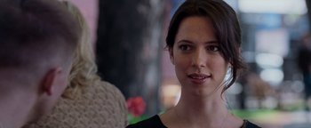 Movie still from “The Town” (2010), directed by Ben Affleck – A person wearing a black shirt; Close Up shot, Over the shoulder angle