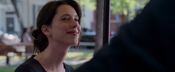 Movie still from “The Town” (2010), directed by Ben Affleck – A person sitting in a chair; Close Up shot, Over the shoulder angle