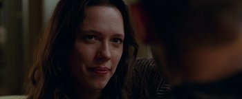 Movie still from “The Town” (2010), directed by Ben Affleck – A woman's face as she looks into the camera; Close Up shot, Over the shoulder angle