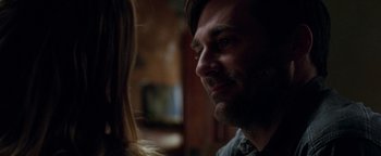 Movie still from “The Town” (2010), directed by Ben Affleck – A person looking at a woman; Close Up shot, Over the shoulder angle