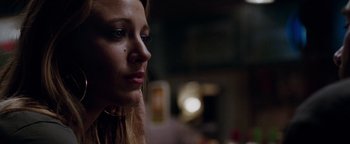 Movie still from “The Town” (2010), directed by Ben Affleck – A person with her eyes closed; Close Up shot, Low angle