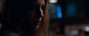 Movie still from “The Town” (2010), directed by Ben Affleck – A woman's face in the dark; Close Up shot, Low angle