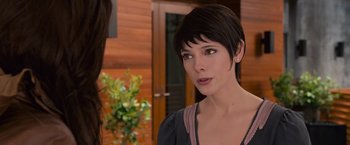 Movie still from “The Twilight Saga: Breaking Dawn - Part 1” (2011), directed by Bill Condon – A person with short black hair; Close Up shot, Over the shoulder angle