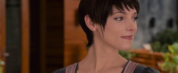 Movie still from “The Twilight Saga: Breaking Dawn - Part 1” (2011), directed by Bill Condon – A person with short black hair; Close Up shot, Over the shoulder angle