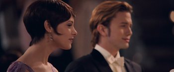 Movie still from “The Twilight Saga: Breaking Dawn - Part 1” (2011), directed by Bill Condon – A man and a woman in formal attire; Close Up shot, Over the shoulder angle