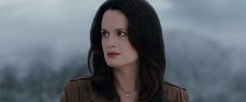 Movie still from “The Twilight Saga: Breaking Dawn - Part 2” (2012), directed by Bill Condon – A person with long dark hair; Close Up shot, Low angle