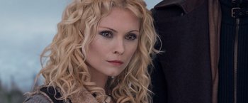 Movie still from “The Twilight Saga: Breaking Dawn - Part 2” (2012), directed by Bill Condon – A person with long blonde hair; Close Up shot, Over the shoulder angle