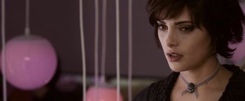 Movie still from “The Twilight Saga: Eclipse” (2010), directed by David Slade – A person with short hair; Close Up shot, Over the shoulder angle