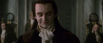 Movie still from “The Twilight Saga: New Moon” (2009), directed by Chris Weitz – A person with long black hair; Close Up shot, Low angle