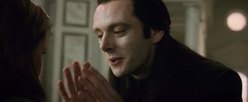 Movie still from “The Twilight Saga: New Moon” (2009), directed by Chris Weitz – A person clapping their hands; Close Up shot, Low angle