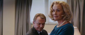 Movie still from “The Vow” (2012), directed by Michael Sucsy – A man and a woman are standing next to each other; Close Up shot, Over the shoulder angle