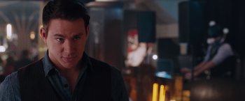 Movie still from “The Vow” (2012), directed by Michael Sucsy – A person wearing a black shirt; Close Up shot, Over the shoulder angle