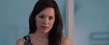 Movie still from “The Vow” (2012), directed by Michael Sucsy – A person with long brown hair; Close Up shot, Over the shoulder angle