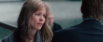 Movie still from “The Vow” (2012), directed by Michael Sucsy – A person with long blonde hair; Close Up shot, Over the shoulder angle
