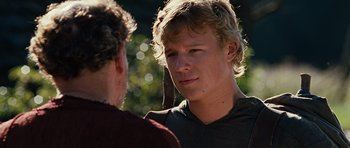 Movie still from “Eragon” (2006), directed by Stefen Fangmeier – Close Up shot, Over the shoulder angle