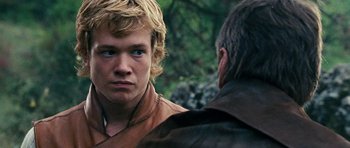 Movie still from “Eragon” (2006), directed by Stefen Fangmeier – Close Up shot, Over the shoulder angle