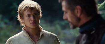 Movie still from “Eragon” (2006), directed by Stefen Fangmeier – Close Up shot, Over the shoulder angle