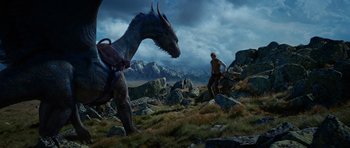Movie still from “Eragon” (2006), directed by Stefen Fangmeier – Wide shot, High angle