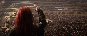 Movie still from “Eragon” (2006), directed by Stefen Fangmeier – Medium shot, High angle