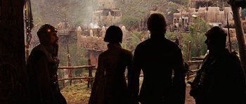 Movie still from “Eragon” (2006), directed by Stefen Fangmeier – Wide shot, Low angle